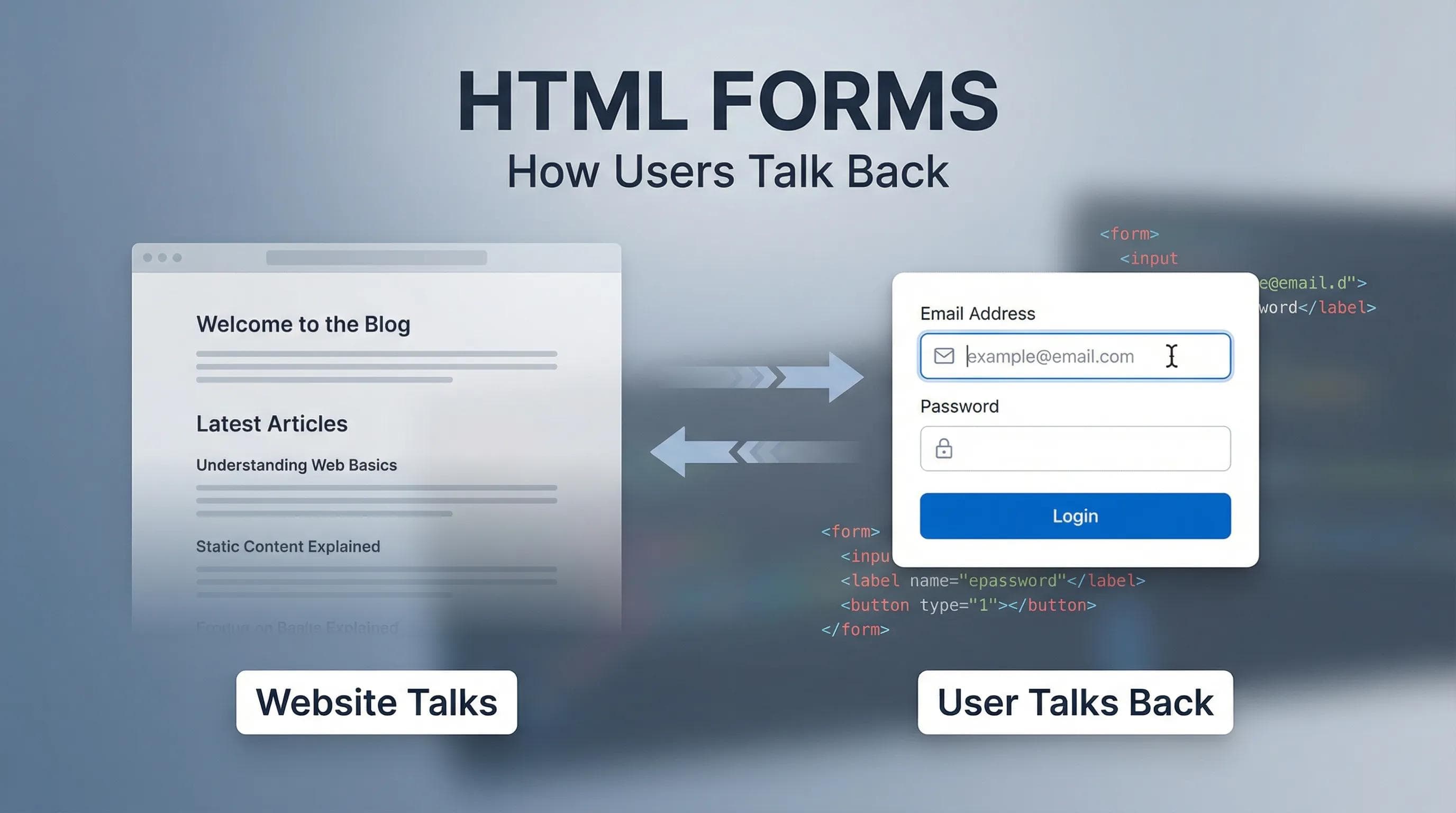 HTML Series: Forms – How Users "Talk Back" to Your Website (2026)